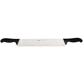 Paderno World Cuisine 14 1 8 Two Handled Cheese Knife with Forged Blade by Paderno/World Cuisine