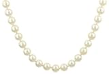 18 9-10mm Fresh Water Pearl Necklace with Bow Clasp
