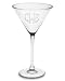 Williams-Sonoma WS Monogrammed Martini Glasses, Triple-Initial, Set of 4