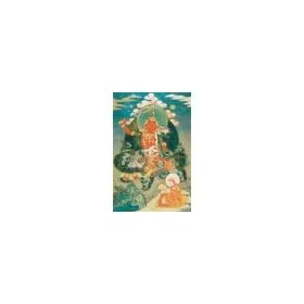 Thanka Print of Bodhisattva Manjusri; Laminated