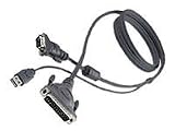 PC Hardware : 10ft KVM Matrix Cable USB Db25 2-din6m/m Hddb15f