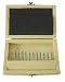 Westward 2LYR8 Carbide Bur Set, Dbl Cut, 1/8 In, 12 Pcs