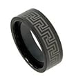 Titanium Rings with Pattern - Sizes: 08-13/Width: 8mm