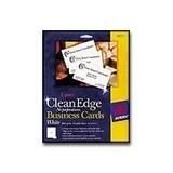 Avery 5871 Clean edge laser business cards, 2 x 3-1/2, white, 200 cards per pack