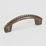 Jeffrey Alexander Calais 3-5/8 OL Solid Brass Rope Pull, Bright Nickel Burnished