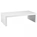 ITALMODERN Abby Coffee Table; White Lacquer