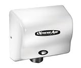 eXtreme Air GXT9 With Heating Element High Speed White ABS With Universal Voltage Hand Dryer