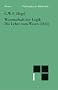 Philosophische Bibliothek, Bd.376, Wissenschaft der Logik I. Die objektive Logik, 2, Die Lehre vom Wesen (1813): BD 1 / Buch 2