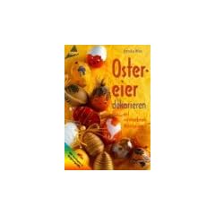 Ostereier dekorieren mit verschiedenen Materialien
