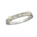  : 1/10 Carat 10K White and Yellow Gold Anniversary band