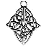 Knotwork Diamond Pendant