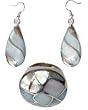 Earring and Ring Set Sterling Silver Jewelry