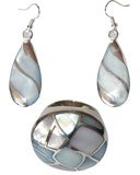 Earring and Ring Set Sterling Silver Jewelry