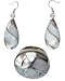 Costume Jewelry Set - Earring and Ring Sets Sterling Silver with Pearl
