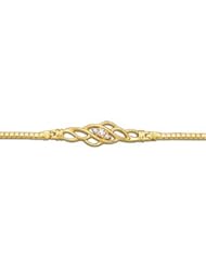 14K Yellow Gold Diamond Bracelet
