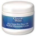 Aloe Vera Tea Tree Oil Cleansing Crème, Size 4 oz