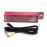Canon STV250 Stereo Video Cable for GL2 & Optura Xi (Right angle miniplug to RCA)