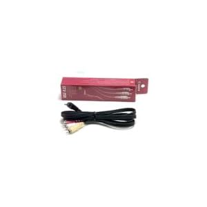 Canon STV250 Stereo Video Cable for Canon Camcorders (Right angle miniplug to RCA)