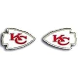NFL Kansas City Chiefs Stud Earrings