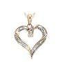 1/4 ct. tw. Diamond Heart Pendant in 10K Yellow Gold