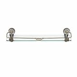 Baldwin Hardware 3648.030 24in. Peyton Glass Bathroom Shelf