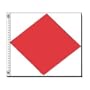 'F' International Code Signal Flag