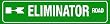 ELIMINATOR ROAD sport hobbie street sign