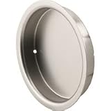 Closet Door Pull, Satin Nickel