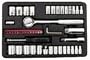 Olympia Industrial 09-915 50-Piece 1/4-Inch and 3/8-Inch Driver Socket Set