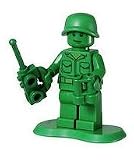 Lego Army Man (Communications)- Toy Store Minifigure