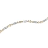 Baguette and Round Diamond Bracelet 2ctw