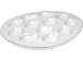 BIA Cordon Bleu Porcelain Egg Plate, White