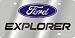 Ford Explorer Logo / Word License Plate