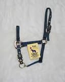 Hamilton Halter Company 3 4 Adj Chin Halter W Snap Navy Pony - 3DAS PONV