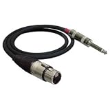 XLR Female to 1/4