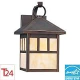 Sea Gull Lighting Prairie Statement Energy Star Medium Outdoor Wall Lantern