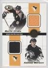 2001-02 Pacific Heads Up Quad Jerseys #28 - Martin Straka/Alexei Morozov/Josef Berank/Bob Boughner