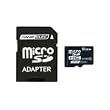 Dane-Elec 16 GB Class 2 microSDHC Flash Memory Card with SD Adapter DA-2IN1-16G-R
