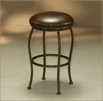 Island Falls Backless Bar Stool - Autumn Rust with Ford Brown