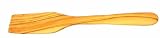 Bannoura's Olive Wood 12-Inch Curved Narrow Shovel Spatula, 12-Inch by 1-3/4-Inch