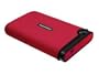 Transcend StoreJet 25 Mobile 500GB USB 2.0 2.5" External Hard Drive w/One Touch Backup (Red)