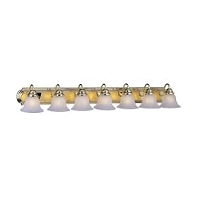 Casual Lighting 7-Light Vanity - Oil-Rubbed Bronze/Wilshire Glass... by Maxim Lighting