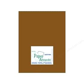 Paper Accents Cardstock 8.5x11 Muslin Fudge