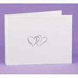 Hortense B. Hewitt Linked Heart Guest Book - White (7.5