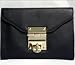 ALEXIS HUDSON Santorini Envelope Clutch in Black