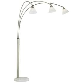 Pacific Coast Lighting Archway Floor Lamp- Brushed Steel by Pacific Coast Lighting