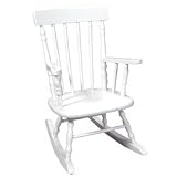 childrens rocking chairs  Gift Mark Deluxe Children¿s Spindle Rocking Chair, White