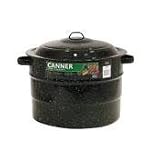 GRANITEWARE Black Speckled 21.5 qt Canner and Rack - 21.5 qt by Columbian Home