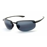 Maui Jim Ho'okipa 407-02 Sunglasses - Gloss Black/Neutral Gray