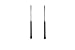 2-pack Short Whip Metal AM/FM/XM CB Antenna Mast for Harley Davidson 9 inch